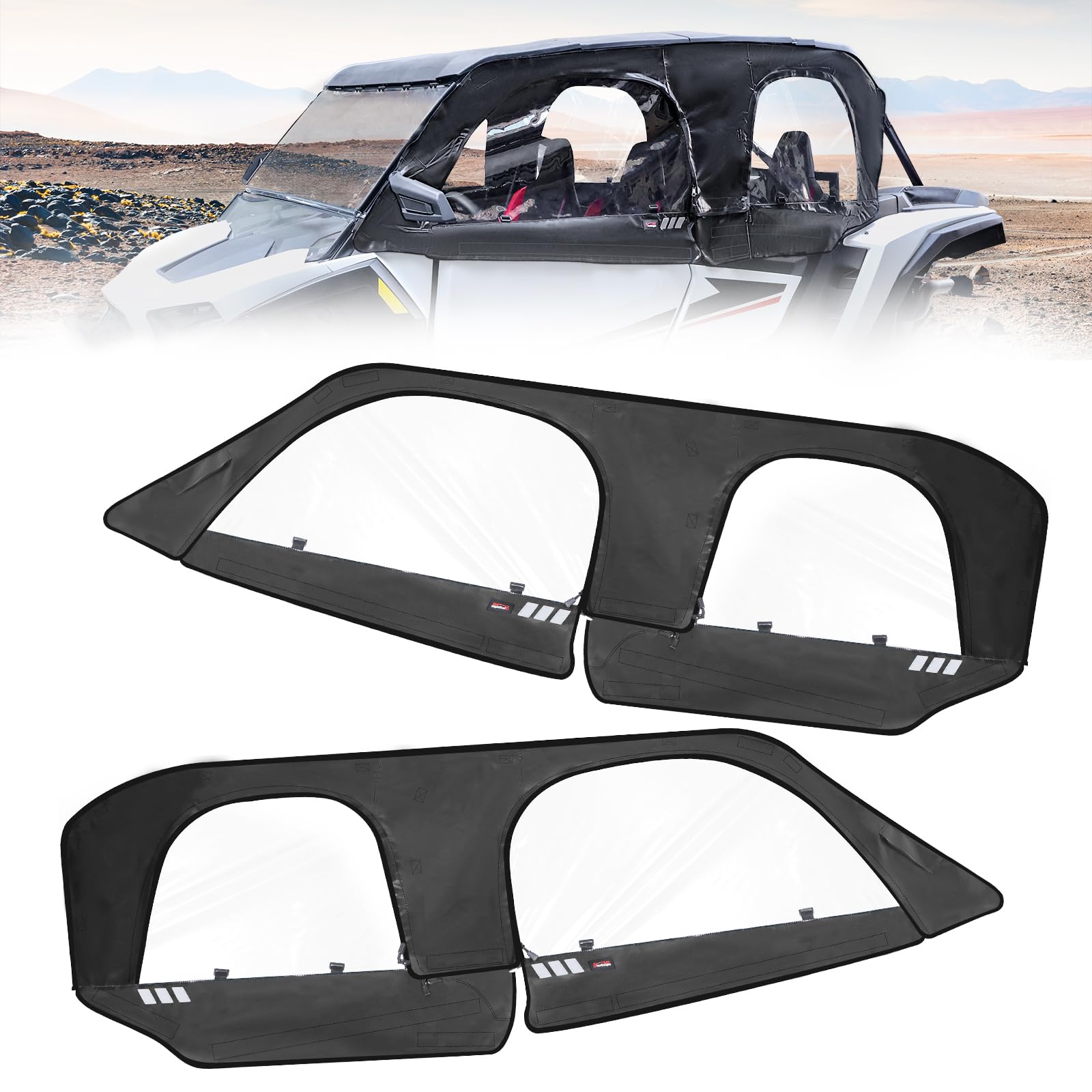 Amazon.com: StarknightMT 2024+ RZR XP 4 1000 Cab Enclosure Soft